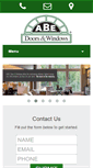 Mobile Screenshot of abedoors.com
